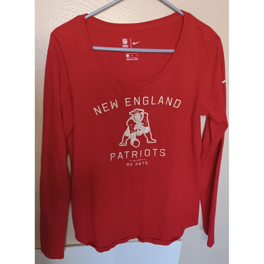 Ladies New England Patriots NFL Shop Long Sleeve Top Sz Large